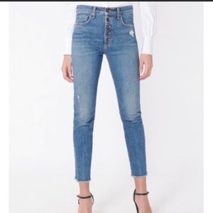 Veronica Beard Faye 11” Skinny Jeans size 29